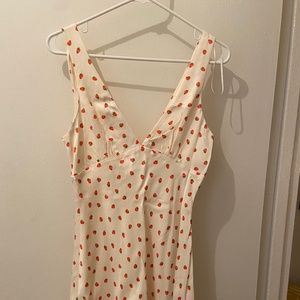 NWT Zara strawberry dress
